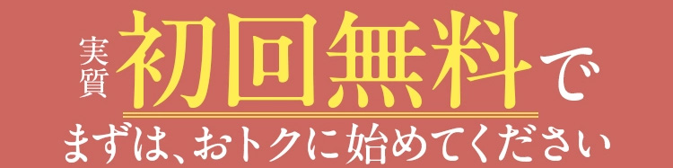 お得な価格で始めるならこのページから初回限定！半額以下でぜひ、おトクに始めてください