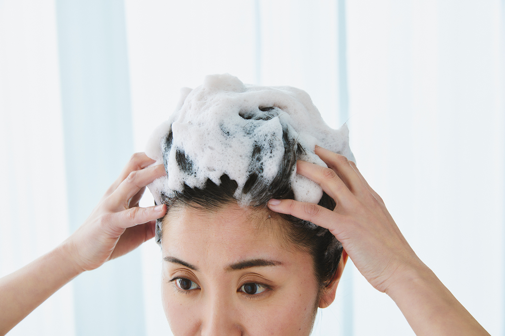 シャンプーのステップ