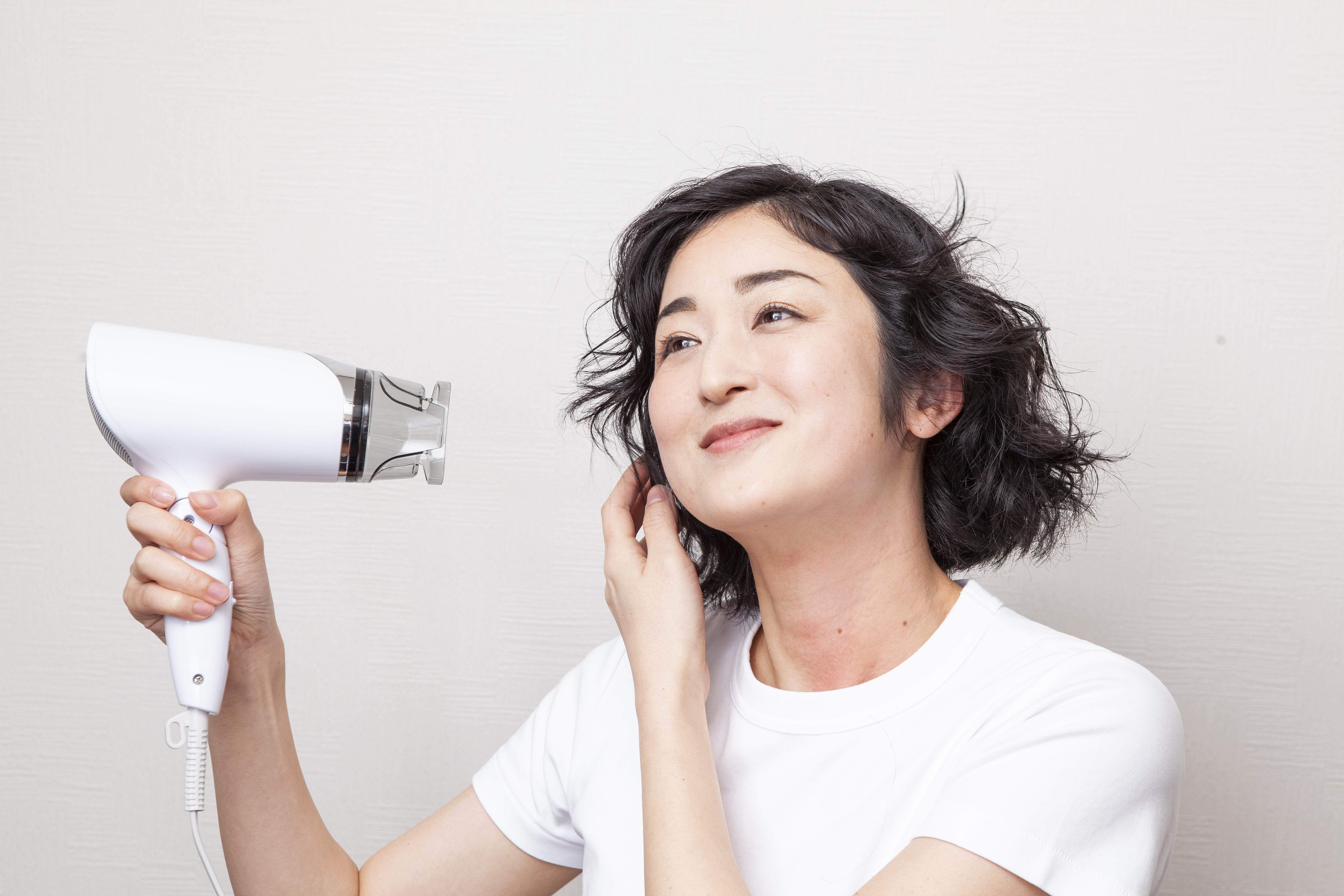 冷風で仕上げる