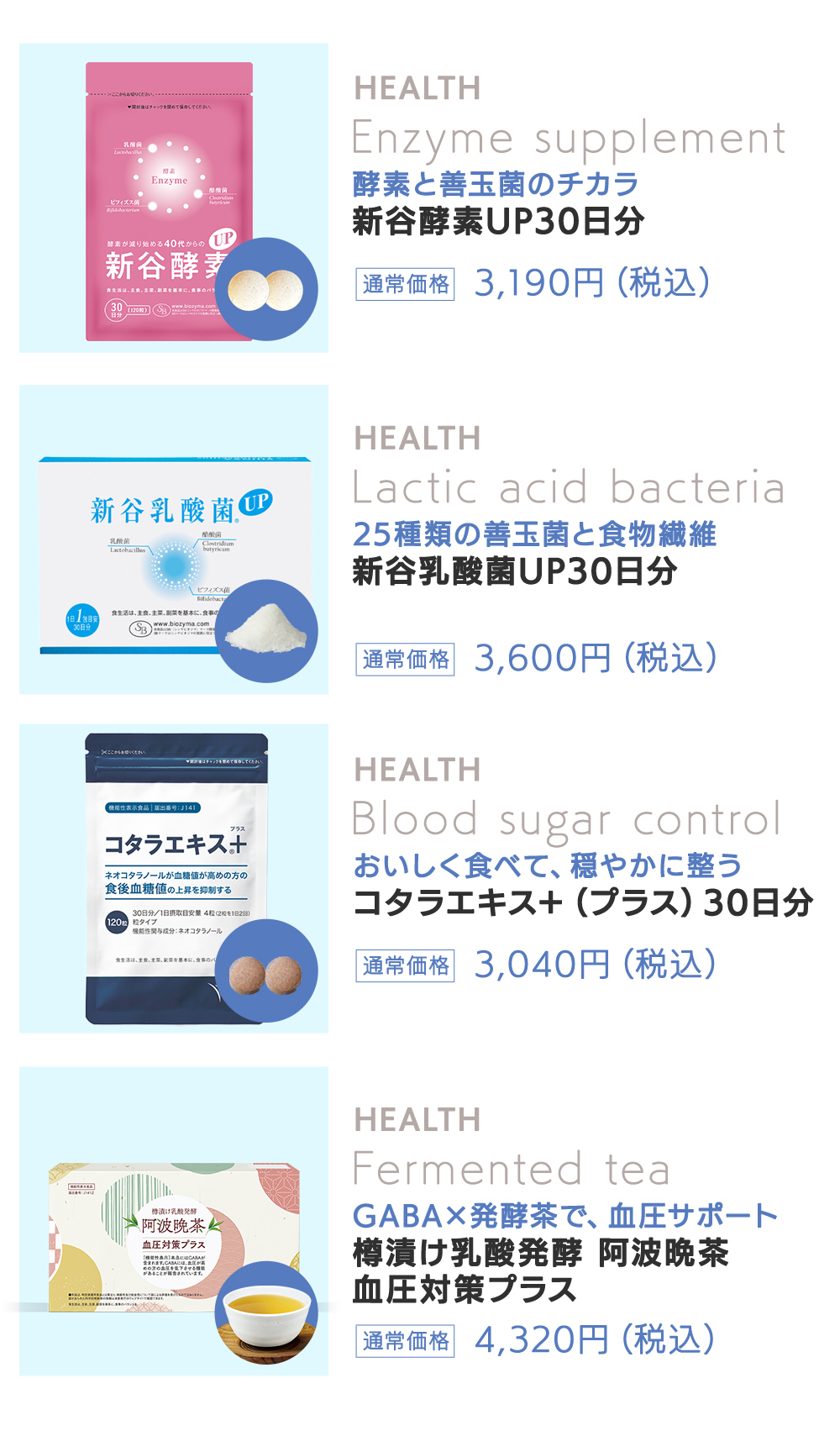 各アイテムの詳細情報